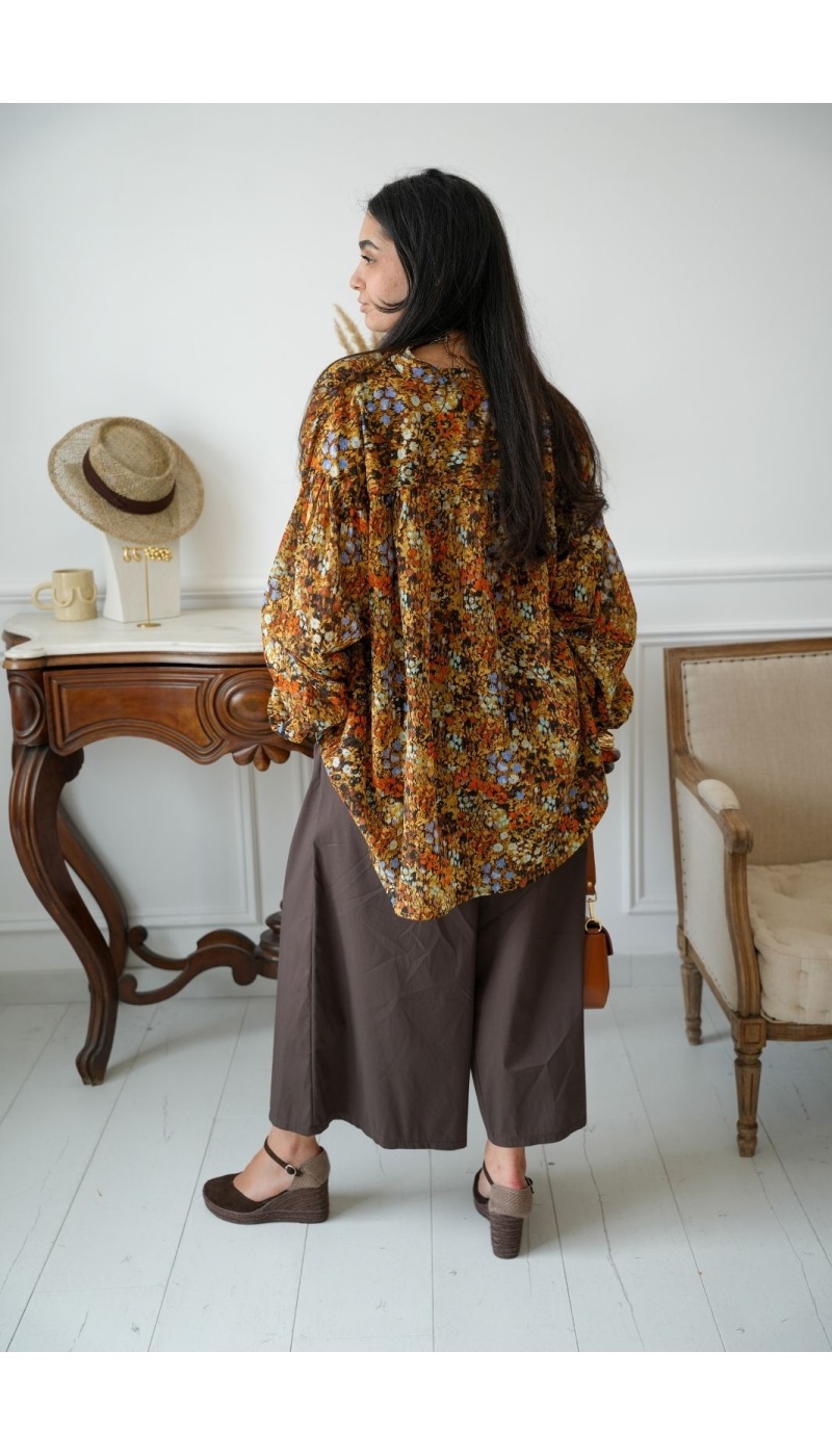 Pantalon Large Choco BEAUVAL